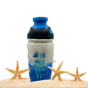 Glitter water bottle 14 oz NWT